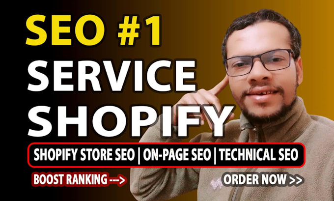 Gig Preview - Fix shopify onpage website SEO optimization on squarespace wix webflow expert