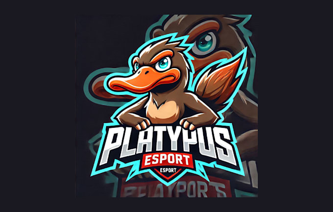 Gig Preview - Design unique platypus mascot logo with creative concepts