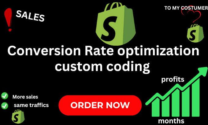 Gig Preview - Redesign shopify store for high conversion rate cro and create shopify store