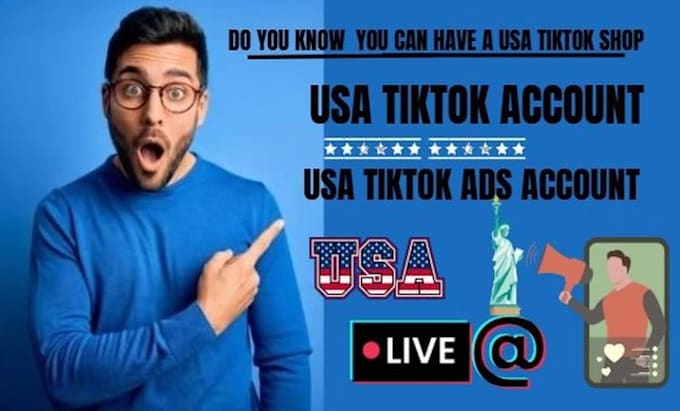 Gig Preview - Create usa llc tiktok affiliate shop , usa llc tiktok shop, usa tiktok account