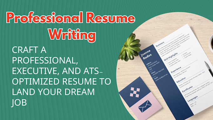 Gig Preview - Make professional, executive, and ats optimized resume