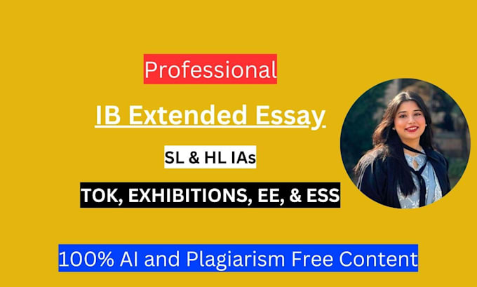 Gig Preview - Urgently help in ib hl sl extended essay, ia, ess, and exhibitions