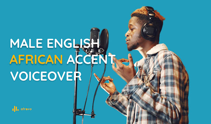 Gig Preview - Do a male english african accent voiceover