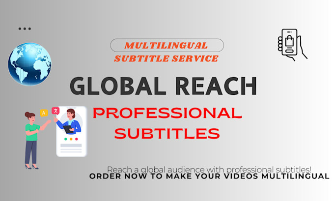 Bestseller - boost your video reach with multilingual, manual subtitles