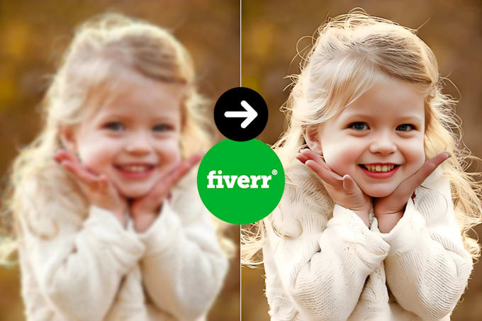 Gig Preview - Fix blurry photos, enhance, sharpen, upscale photos