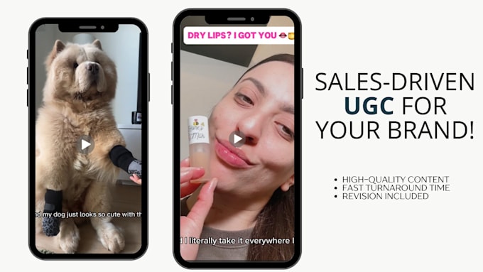 Gig Preview - Create ugc videos for tiktok and instagram