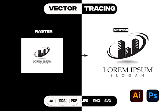 Gig Preview - Create high resolution vector tracing for any design