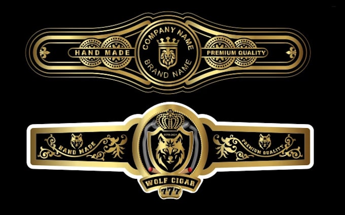 Gig Preview - Design premium cigar, cigar band, cigar label, cigar box, label logo