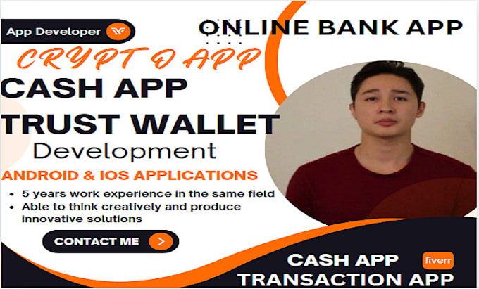 Gig Preview - Develop cash app wallet app fintech app transaction app crypto wallet app