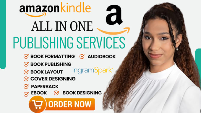 Gig Preview - Format and publishing books for amazon KDP or kindle direct publishing