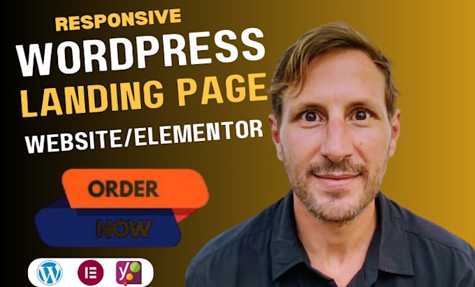 Gig Preview - Create, build wordpress website, landing page using elementor page builder