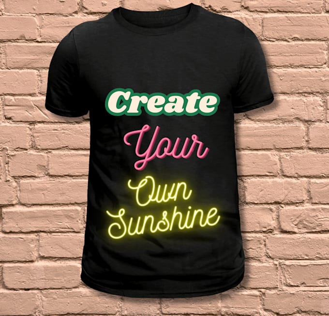 Gig Preview - Create custom t shirt design for your t shirt or apparel