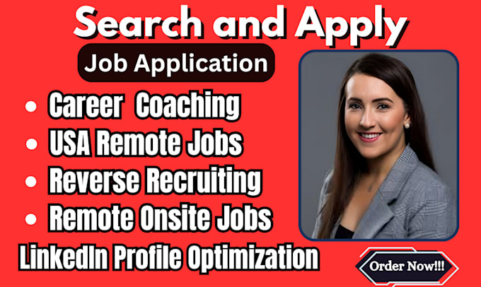 Gig Preview - Provide career coaching and reverse recruiting, apply for remote jobs onsite job