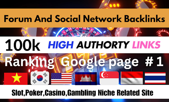 Gig Preview - Make social networks and forum profile SEO backlinks