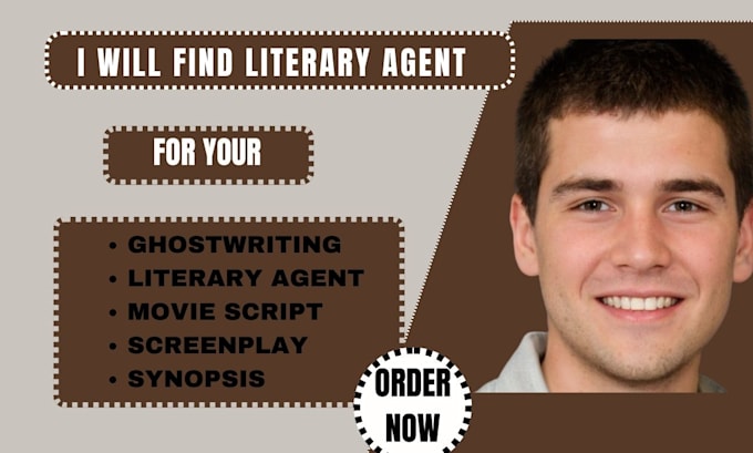 Gig Preview - Discover literary agent for movie script fiction