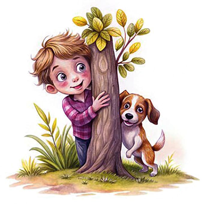 Bestseller - illustrate children story book illustration watercolor