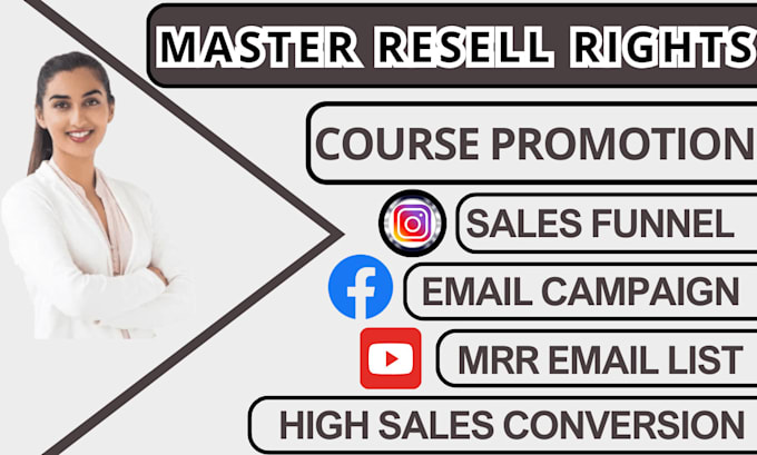 Gig Preview - Setup ROI email marketing for master resell rights courses for passive incomes