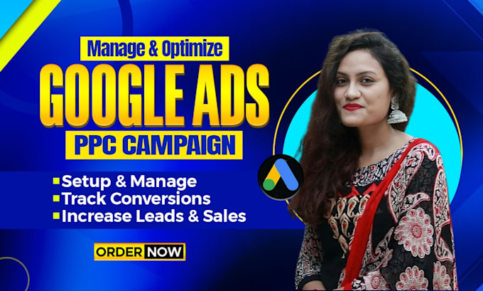 Gig Preview - Run, manage and optimize google adwords PPC ads campaign, performance max ads