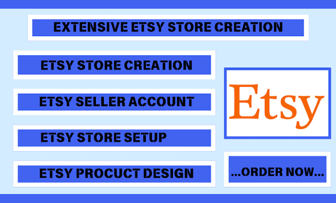 Gig Preview - Create a profitable etsy seller account unique etsy store setup etsy stealth