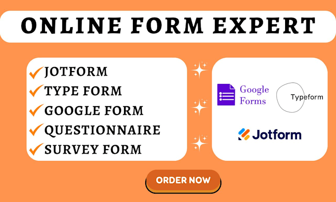 Gig Preview - Create survey form fillable pdf form jotform apps google form esigning typeform