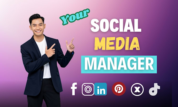 Gig Preview - Be your social media manager and content creator