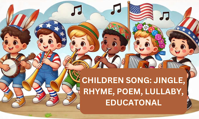 Gig Preview - Compose singer singer songwriter produce jingle nursery rhymes lullaby kid song