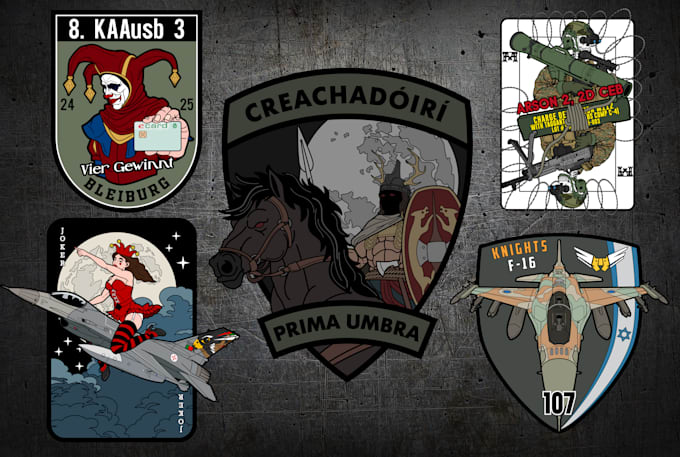 Gig Preview - Create military army tactical patch badge