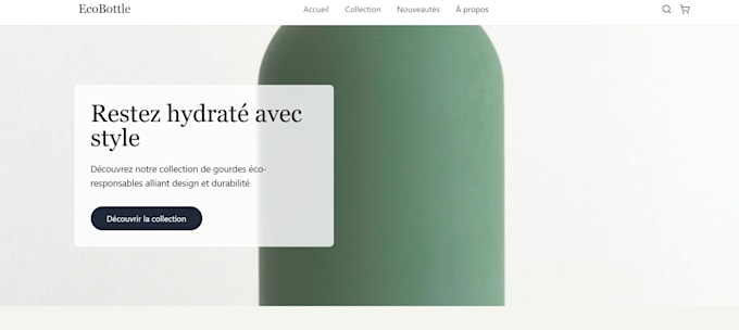 Gig Preview - Créer un site shopify sur mesure