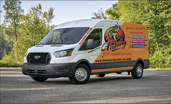 Bestseller - do create van wrap design, flyer design, logo design, boat wrap design all wraps