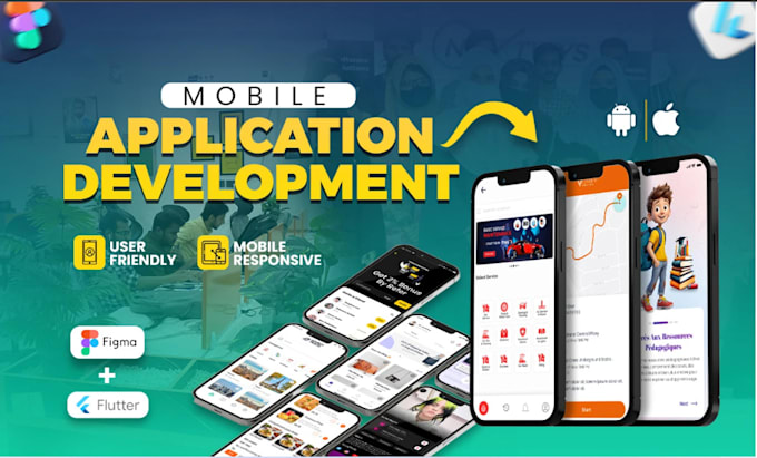 Gig Preview - Do mobile app development, android, ios app development, flutter app developer