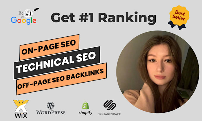 Gig Preview - Optimize shopify squarespace wix wordpress website SEO for 1st page ranking