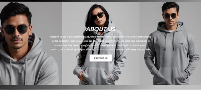 Gig Preview - Design shopify fashion website design shopify clothing store