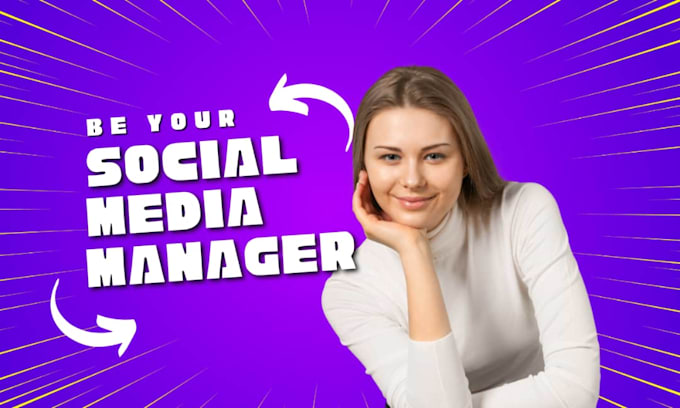 Gig Preview - Be your social media manager, social media marketing manager and content creator