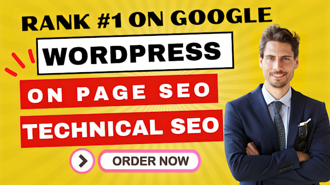 Gig Preview - Do on page seo, technical optimization for wordpress