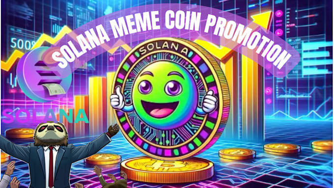 Gig Preview - Do solana meme coin promotion telegram crypto promotion meme coin marketing