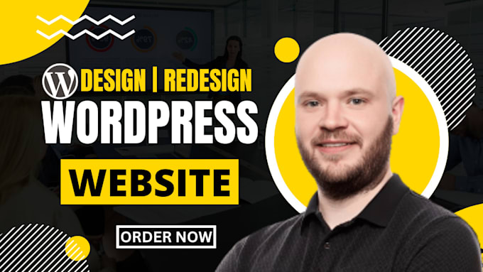 Gig Preview - Build wordpress website redesign, wordpress website design, website development