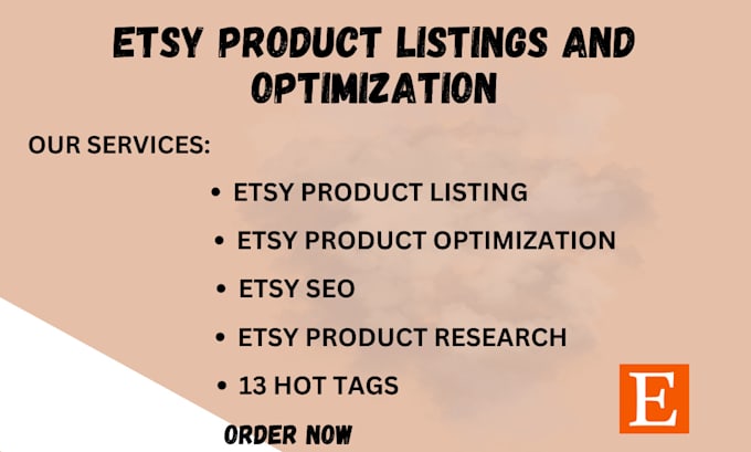 Gig Preview - Do etsy product listing and description, optimized SEO to rank and boost sales