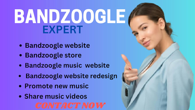 Gig Preview - Build stunning  bandzoogle music website band zoogle merch store bandzoogle page