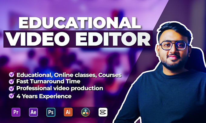 Gig Preview - Create educational, online course videos that are engaging