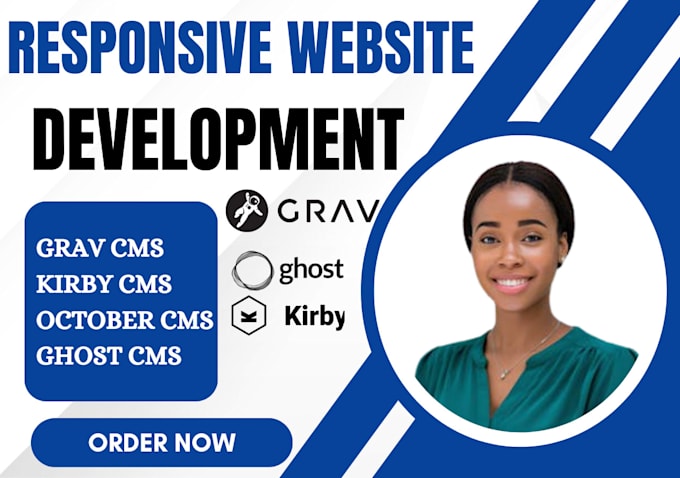 Gig Preview - Setup responsive grav cms website customize clone october cms kirby cms grav cms