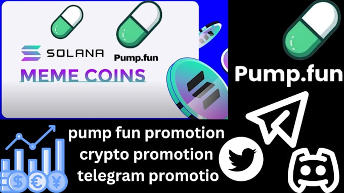 Gig Preview - Pump crypto token sale to 100m crypto promotion promotion pump fun,solana cto