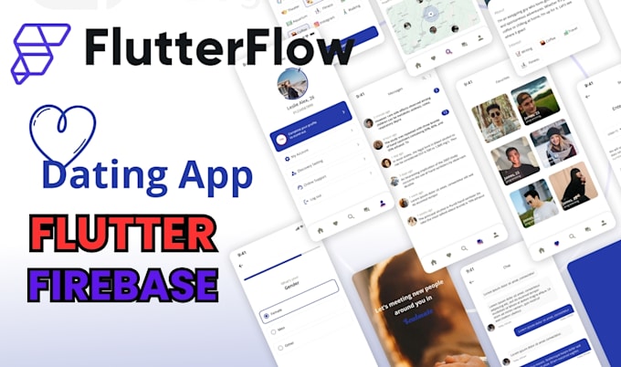 Gig Preview - Develop flutter mobile app, dating app, flutter firebase android ios app, apis