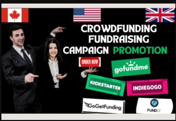 Gig Preview - Do crowdfunding campaign promotion for kickstarter indiegogo gofundme campaign