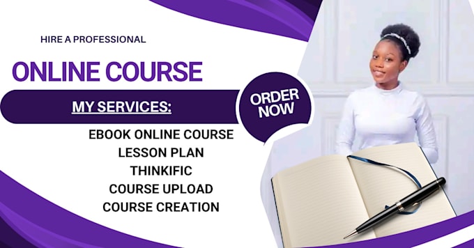 Bestseller - create ebook online course lesson plan thinkific course upload content creation