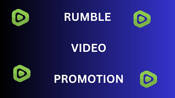 Bestseller - do rumble video promotion organically