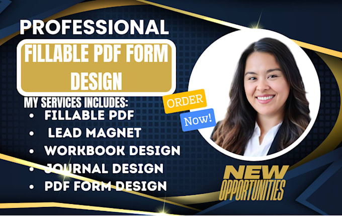 Gig Preview - Design professional fillable PDF forms and convert documents for you