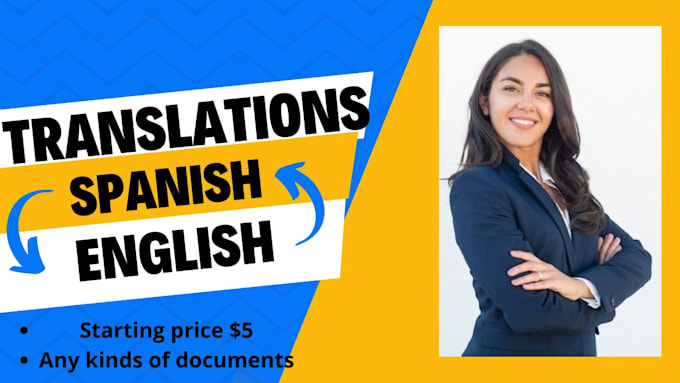 Gig Preview - Transcribe your english video into spanish and vice versa