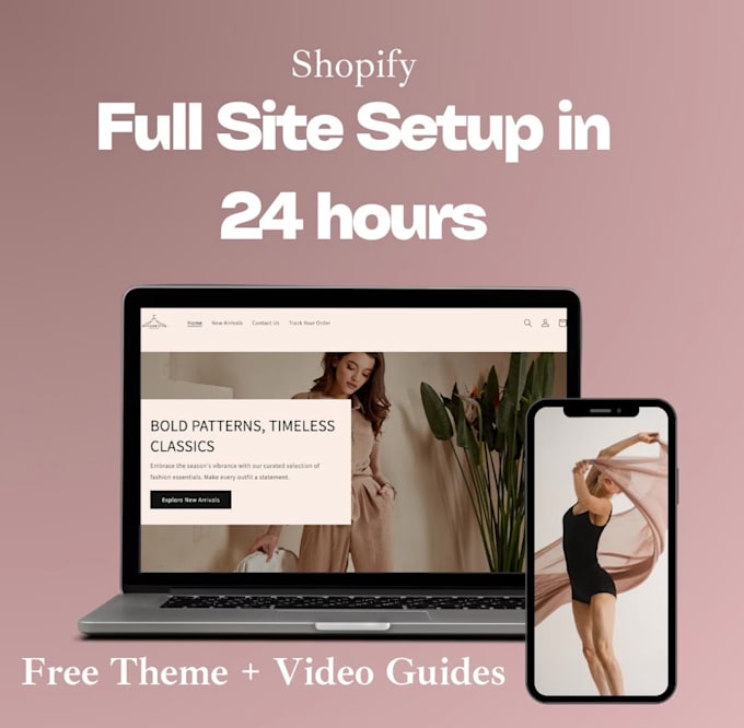 Bestseller - setup shopify theme and plugin in 24 hours