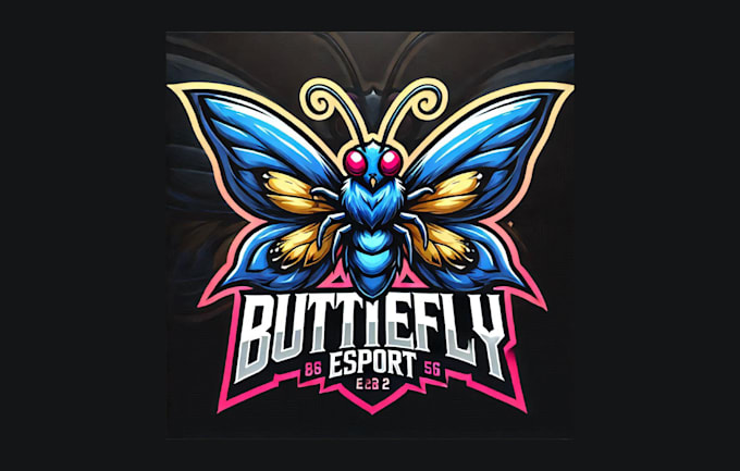 Gig Preview - Do awesome butterfly esport mascot logo within two day