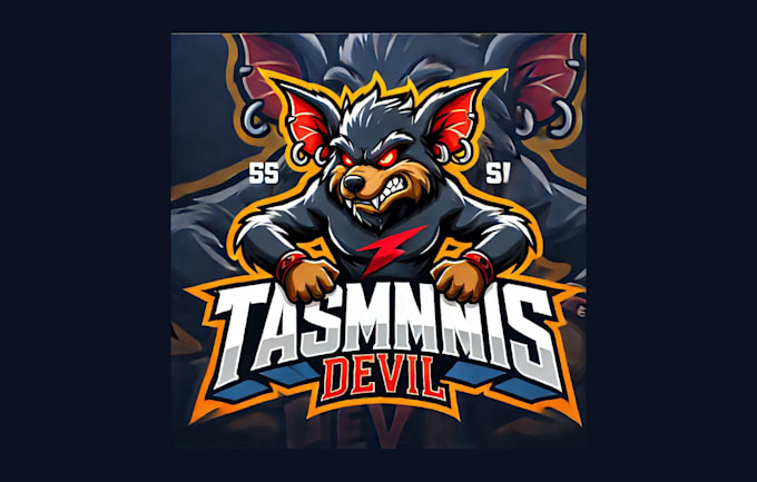 Gig Preview - Do unique tasmanian devil mascot logo for you in just two day